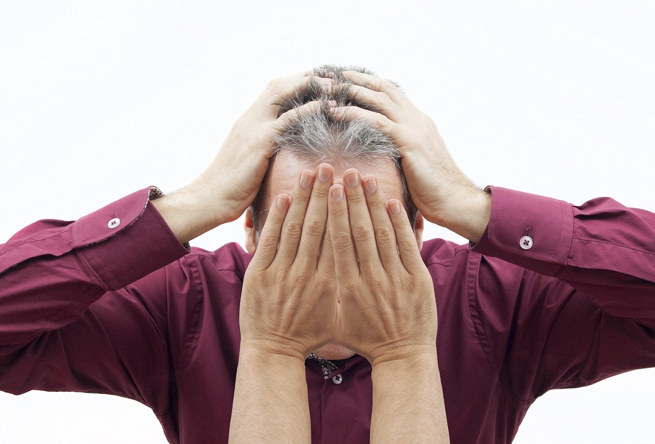man, hands, hiding, stressed, worried, problem, depression, depressed, conflict, unhappy, headache, despair, crisis, con