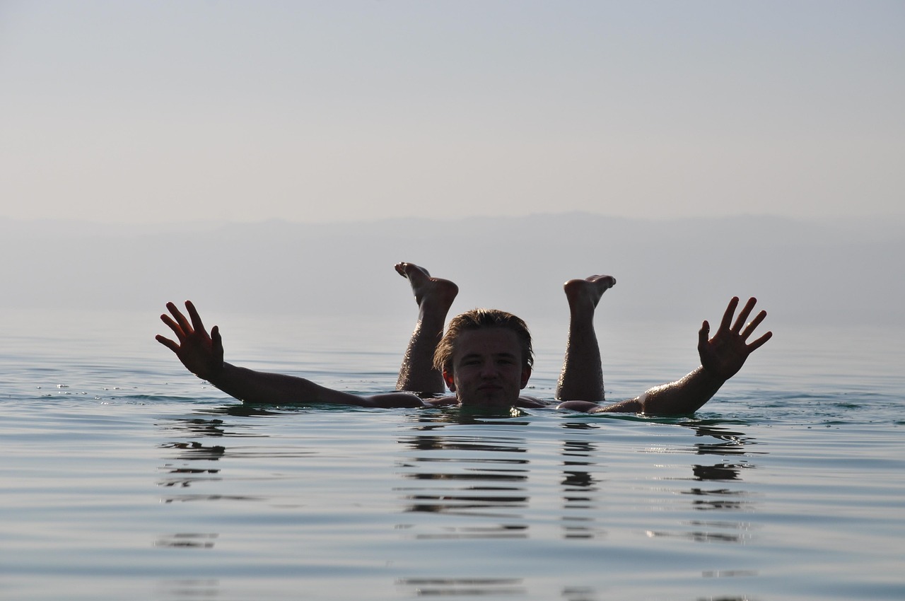dead sea, jordan, bathe, nature, floating, summer